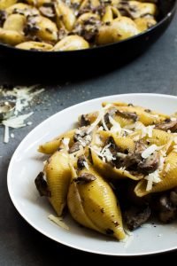 Creamy Mushroom Pasta Recipe and Food Photography by Shika Finnemore, The Bellephant