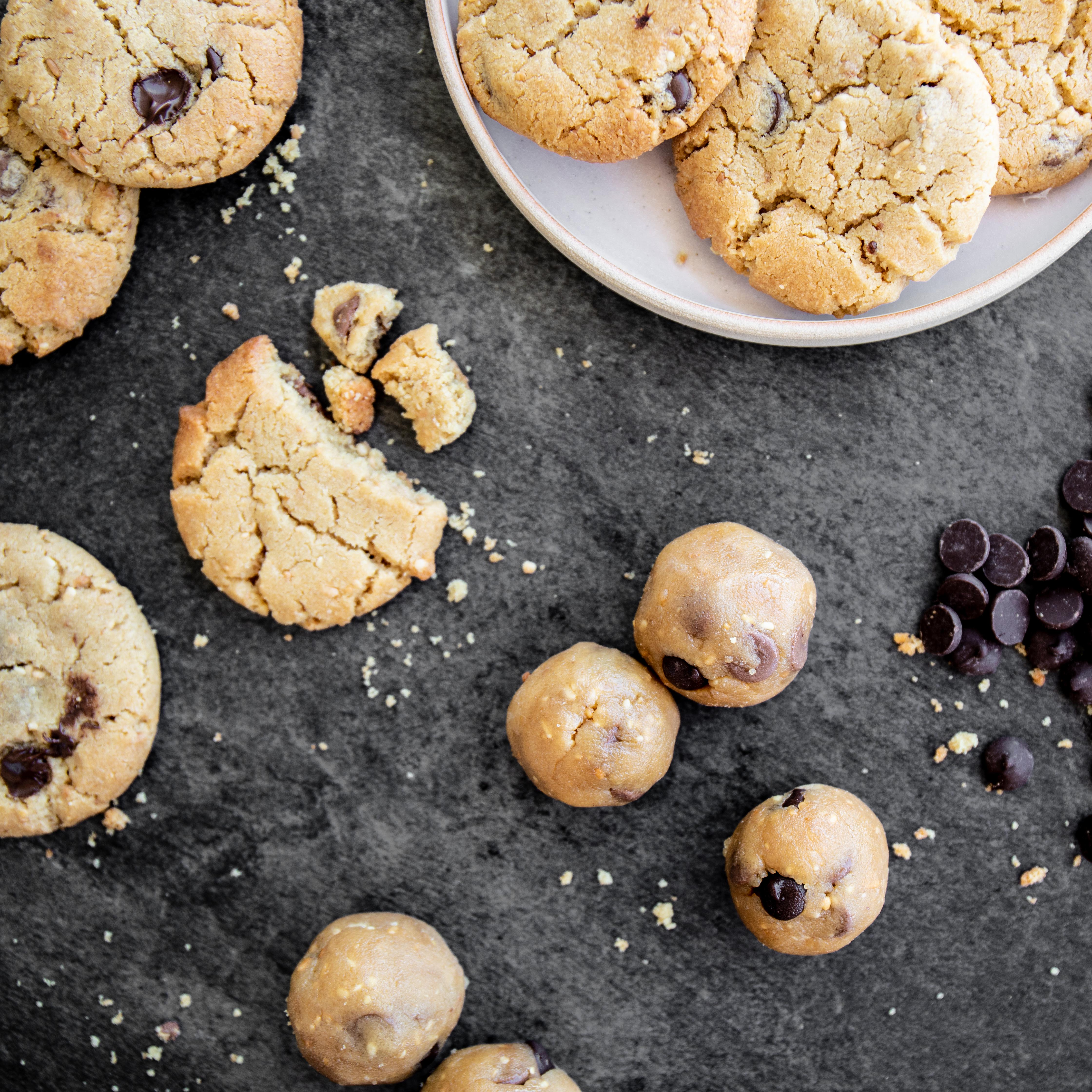 Peanut Butter Chocolate Chip Cookies - Recipe and Food Photography by Shika Finnemore, The Bellephant