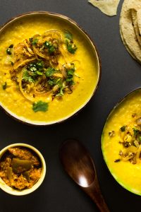 Coconut Lentil Curry, Sri Lankan Style. Recipe and Food Photography by Dharsika Finnemore, The Bellephant